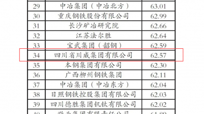 “2020年中国钢铁企业专利创新指数”第34位！(图1)