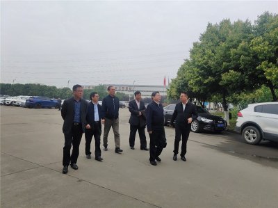 中国建筑金属结构协会钢结构分会常务副会长胡育科一行到杏彩平台官网，杏彩体育官网龙泉基地考